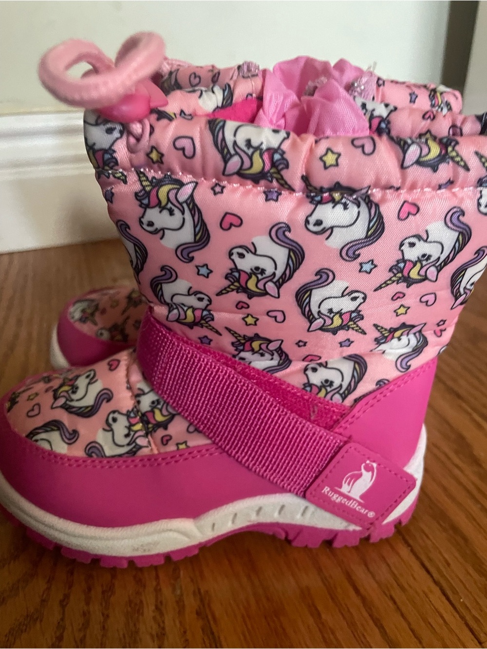 Girls size 7 rain and snow boots